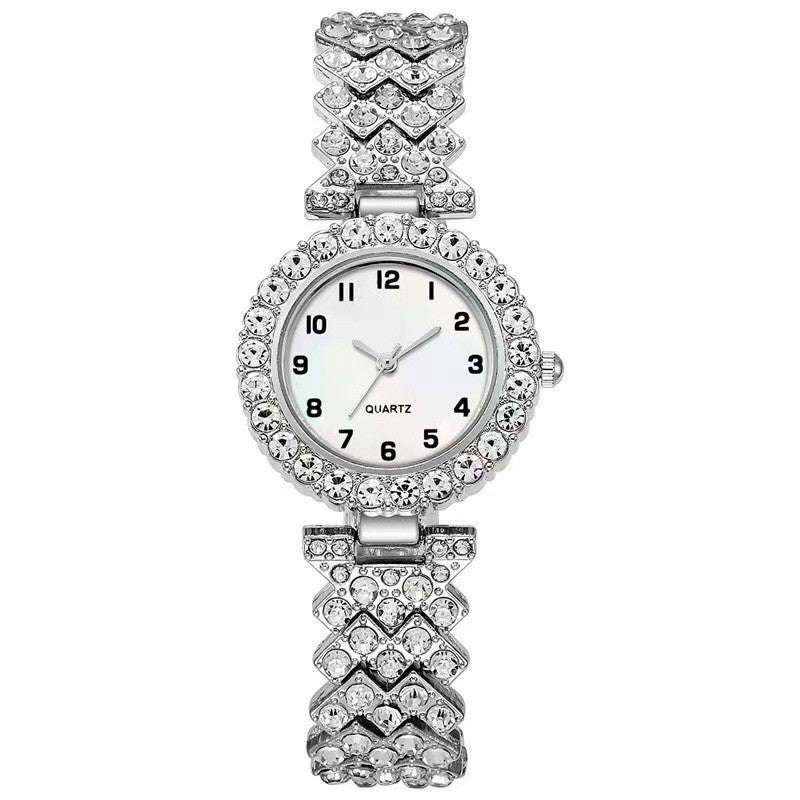 2-Piece Jewelry Set- Womens Luxury Watch And Bracelet by The Lux Collective