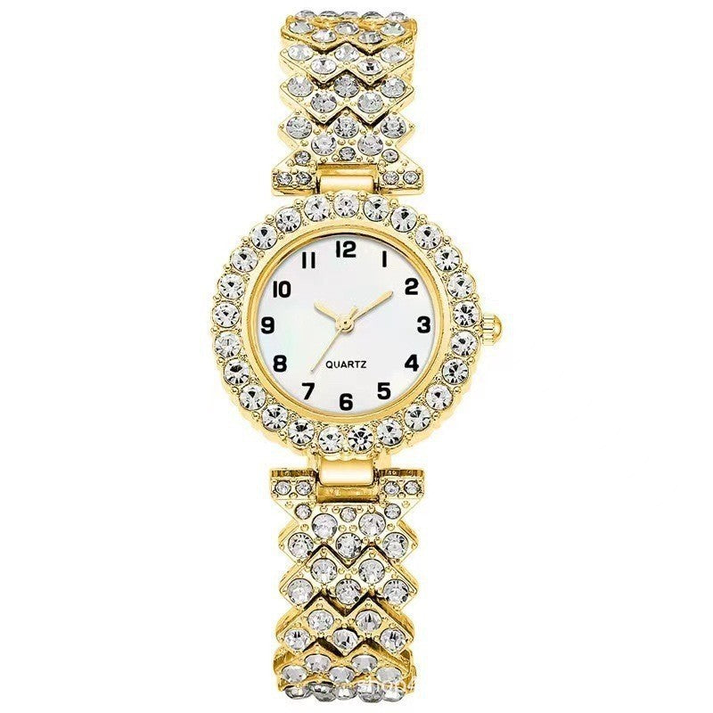 2-Piece Jewelry Set- Womens Luxury Watch And Bracelet by The Lux Collective