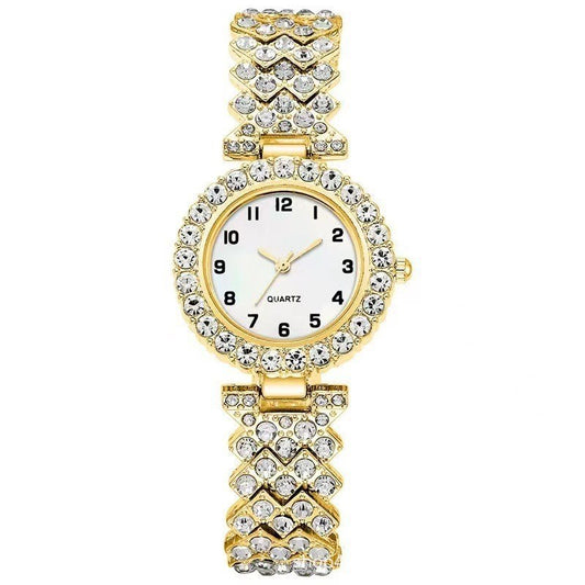 2-Piece Jewelry Set- Womens Luxury Watch And Bracelet by The Lux Collective